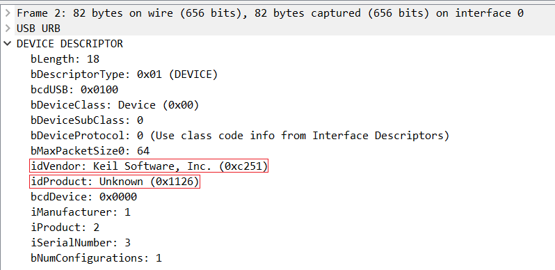 USB vendor/product