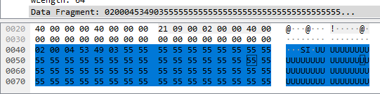 Esys device packet