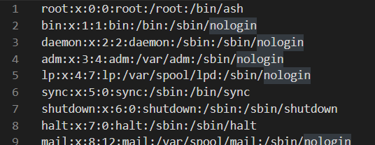 Dump ofetc/passwd via LFI